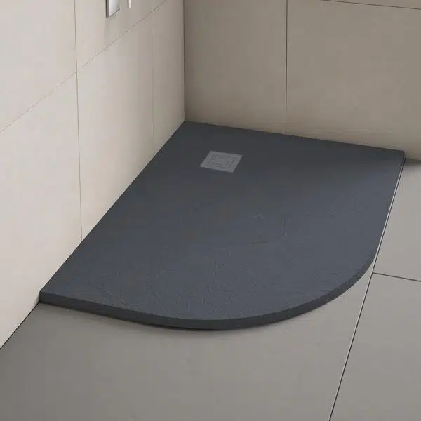 QUADRANT SHOWER TRAY SLATE