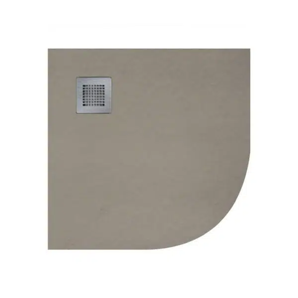 Taupe 1000mm Quadrant Slate Shower Tray - Image 2