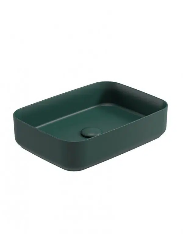 Avanti Rectangular Countertop Basin Forest Green