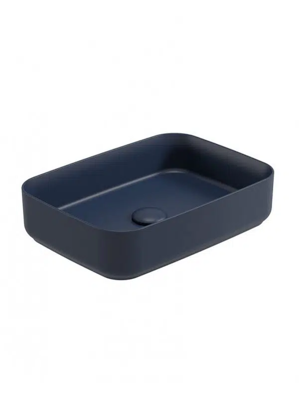 Avanti Rectangular Countertop Basin Parisian Blue