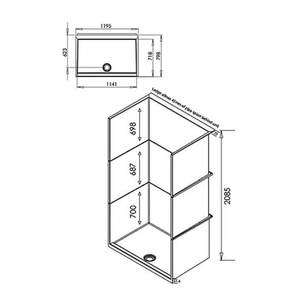neptune offset leak free enclosure