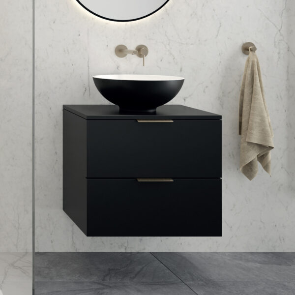 Stockholm 2 drawer wall hung vanity unit | Scandinavian bathroom furniture | Sonas Bathrooms | Bathshed | Nationwide Delivery UK and Ireland