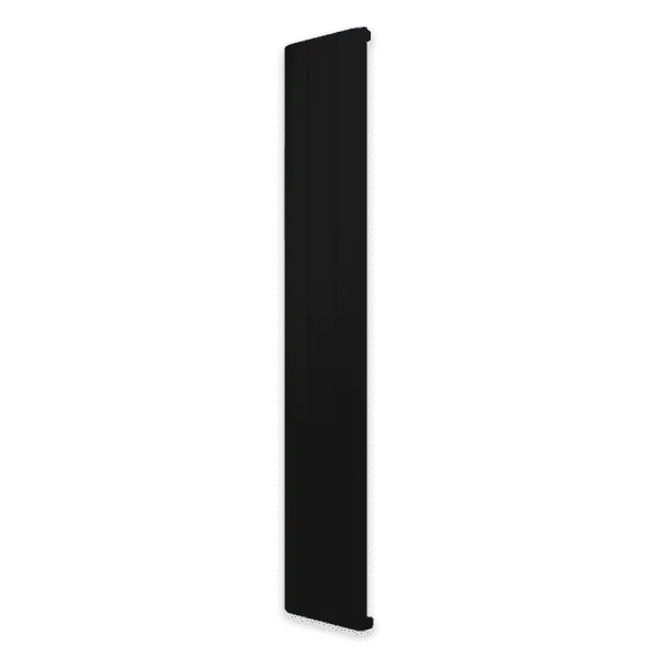 Saturn Black 1800 x 280mm Vertical Designer Radiator - Image 3