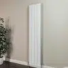 Saturn White 1800 x 375mm Vertical Designer Radiator