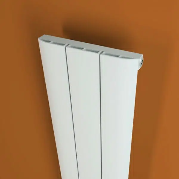 Saturn White 1800 x 470mm Vertical Designer Radiator - Image 2