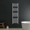 Aldo Straight Chrome Heated Towel Rail | Heated Towel Rails | Heating | Delivery Ireland and the UK | Bathshed