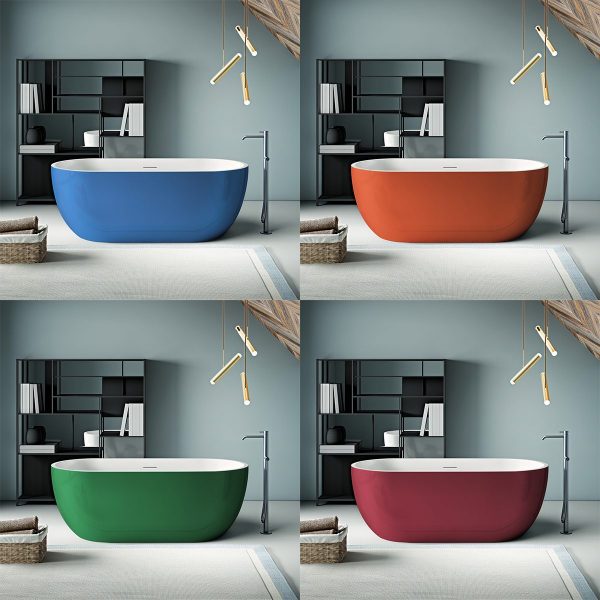 Custom coloured baths