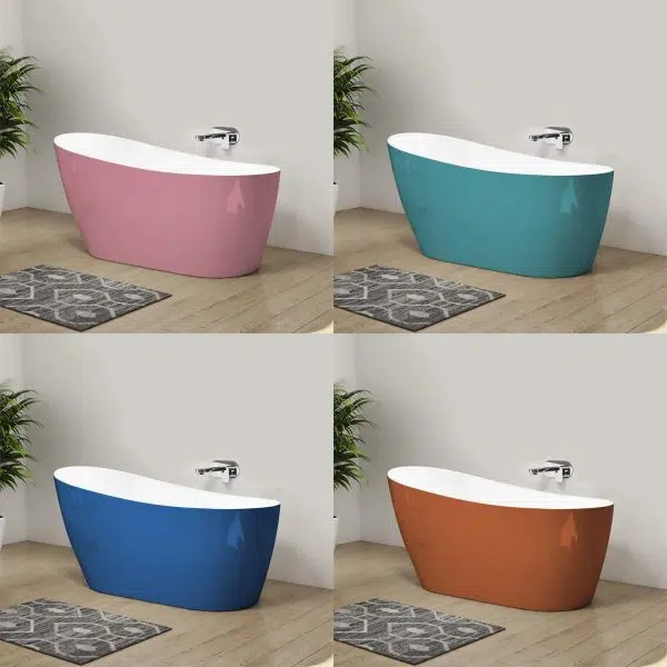 Custom coloured baths