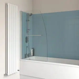 radius bath screen