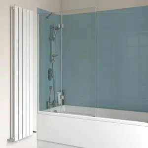 hinged bath screen