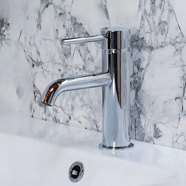 russo chrome basin mixer tap