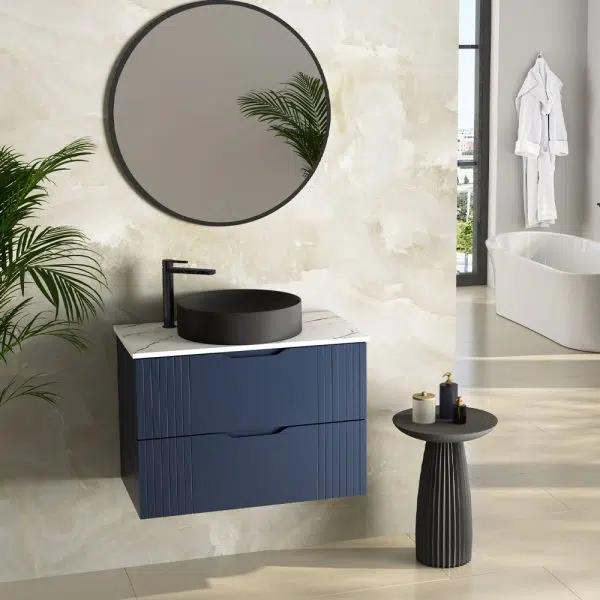 varys modern wall hung vanity unit