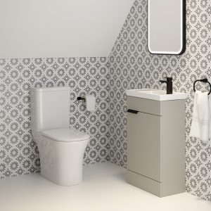 Stockholm cloakroom bathroom suite