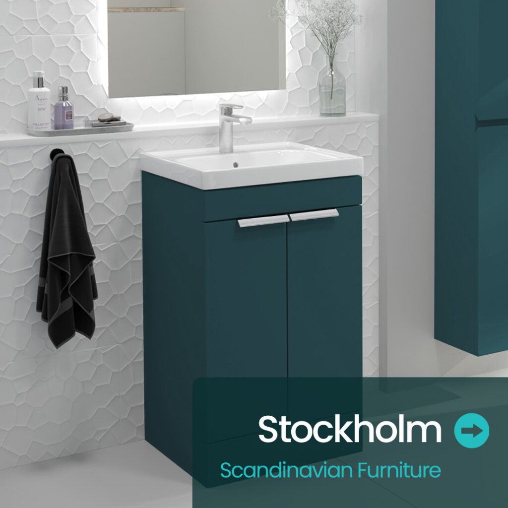 Stockholm Scandinavian Bathroom furniture | Sonas Bathrooms | Bathshed | Delivery Ireland