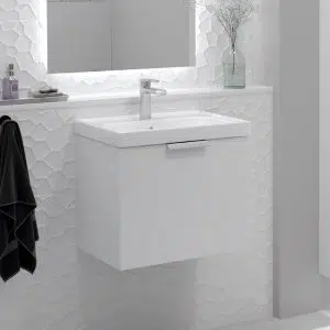 sonas bathrooms Stockholm wall hung vanity unit