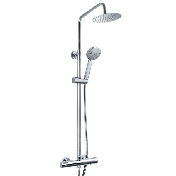tailored PLUMB ESSENTIALS ROUND THERMOSTATIC SHOWER KIT