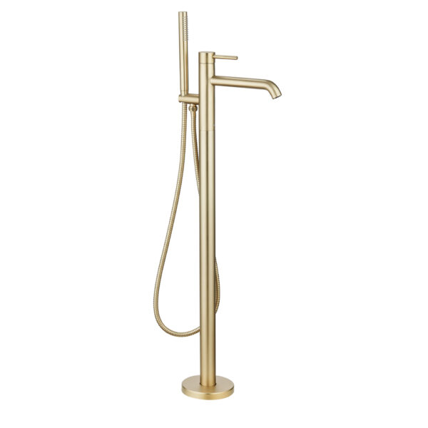 Hyde Chrome brushed brass mixer | Bathroom Taps | Nationwide delivery Ireland & The UK | Bathshed