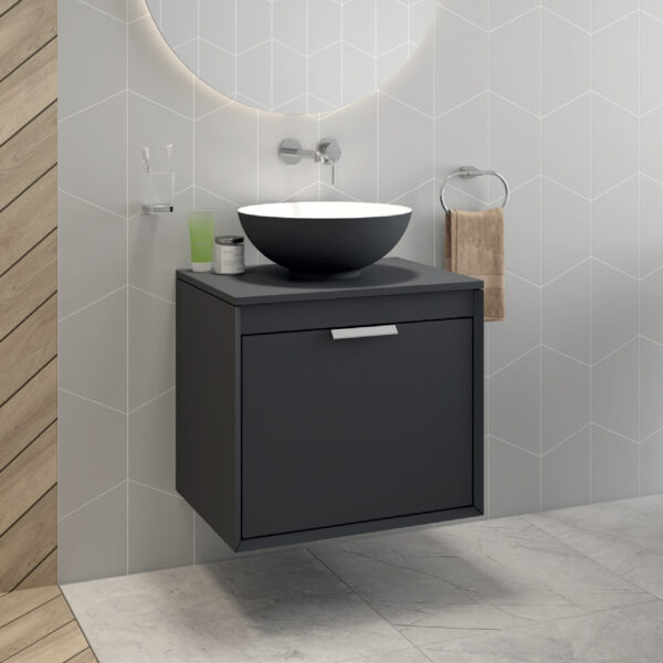 Fjord counter top wall hung vanity unit | Scandinavian bathroom furniture | Sonas Bathrooms | Bathshed | Nationwide Delivery UK and Ireland
