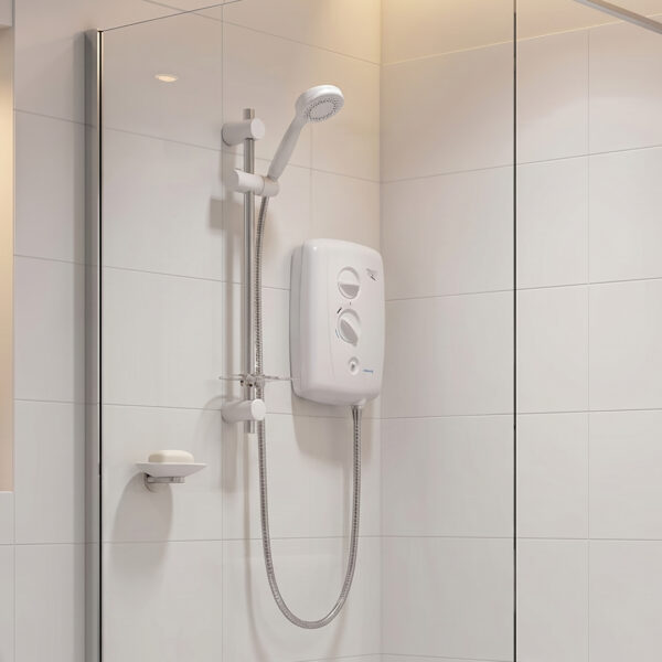Triton T80ZFF Electric Shower - White/Chrome | Electric Showers | Nationwide Shipping UK and Ireland | Bathshed