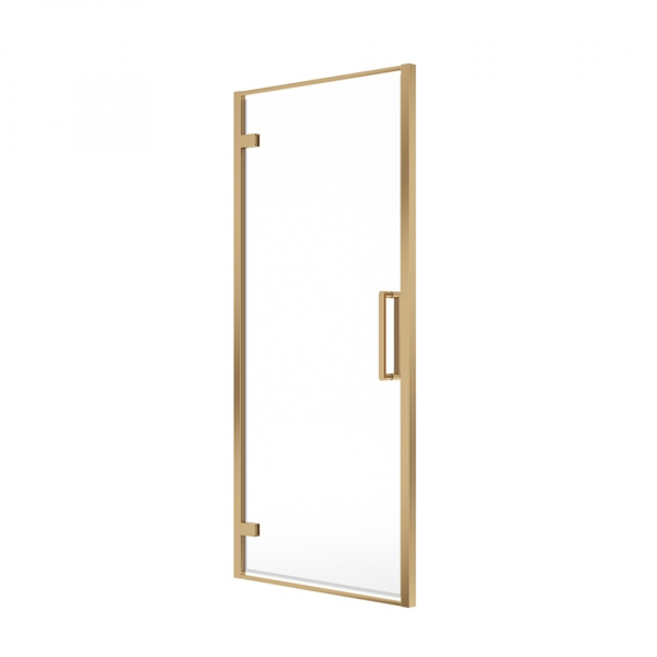 ASPECT 8mm Hinged Door Brushed Gold