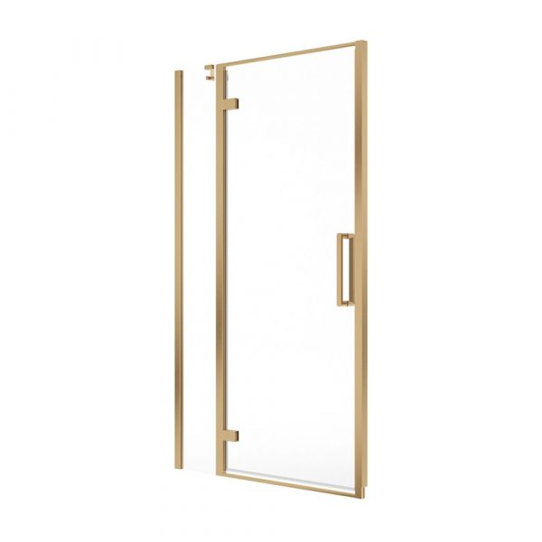 ASPECT 8mm Hinged & Inline Door Brushed Gold