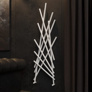 Theon White 1734mm x 567mm x 450mm Designer Radiator