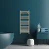 Ara Brushed Brass Heated Towel Rail | Heated Towel Rails | Heating | Delivery Ireland and the UK | Bathshed
