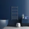 Ara Matt Blue Heated Towel Rail | Heated Towel Rails | Heating | Delivery Ireland and the UK | Bathshed