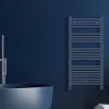Ara Matt Blue Heated Towel Rail | Heated Towel Rails | Heating | Delivery Ireland and the UK | Bathshed