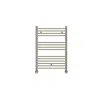 Ara Brushed Brass Heated Towel Rail | Heated Towel Rails | Heating | Delivery Ireland and the UK | Bathshed