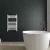 Aldo Straight White Heated Towel Rail | Heated Towel Rails | Heating | Delivery Ireland and the UK | Bathshed