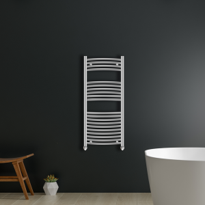 chrome heated towel rail | Bathshed | Bathrooms Ireland and The UK | Discount Bathrooms | Ladder Towel rails