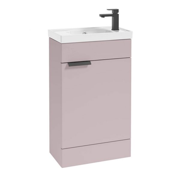 Stockholm Pink Cloakroom Floorstanding Vanity Unit | Floorstanding Vanity Units | Furniture | Delivery Ireland and the UK | Bathshed