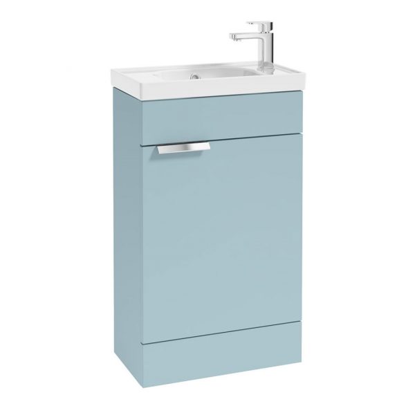 Stockholm Morning Sky Blue Cloakroom Floorstanding Vanity Unit | Floorstanding Vanity Units | Furniture | Delivery Ireland and the UK | Bathshed