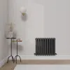 Sorrento Anthracite Horizontal Designer Radiator | Designer Radiator | Heating | Delivery UK and Ireland | Bathshed