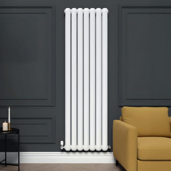 Sorrento White Vertical 2 Column Designer Radiator | Designer Radiator | Heating | Delivery UK and Ireland | Bathshed