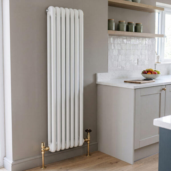 Sorrento White Vertical Designer Radiator | Designer Radiator | Heating | Delivery UK and Ireland | Bathshed