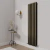 Sorrento Brushed Bronze Vertical Designer Radiator | Designer Radiator | Heating | Delivery UK and Ireland | Bathshed