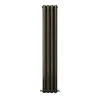 Sorrento Brushed Bronze Vertical Designer Radiator | Designer Radiator | Heating | Delivery UK and Ireland | Bathshed