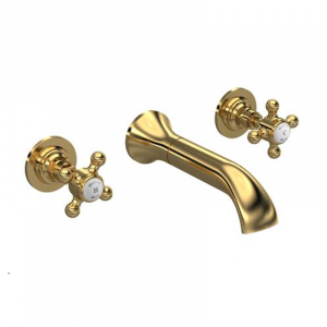 York Brass Wall Mounted Bath Spout & Stop Taps | Wall Mounted Taps | Taps | Delivery UK and Ireland | Bathshed