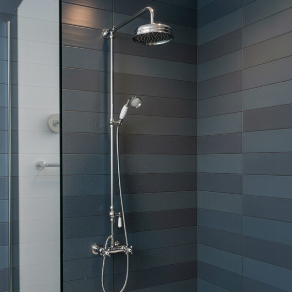 York Chrome Traditional Thermostatic Shower Valve & Kit | Shower Clearance Sale | Nationwide delivery UK and Ireland | Bathshed