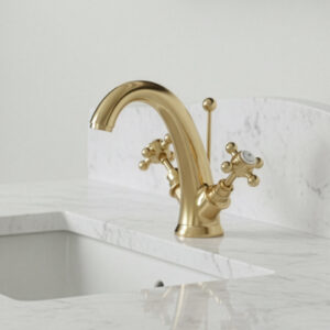 York Brass Traditional Basin Mixer Tap | Shower Clearance Sale | Nationwide delivery UK and Ireland | Bathshed
