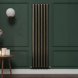 Sorrento Brushed Bronze Vertical Designer Radiator | Designer Radiator | Heating | Delivery UK and Ireland | Bathshed