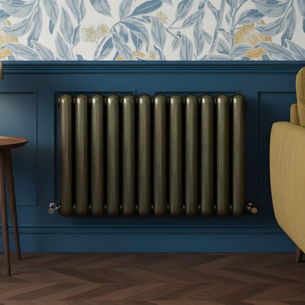 Sorrento Brushed Bronze Horizontal Designer Radiator | Designer Radiator | Heating | Delivery UK and Ireland | Bathshed
