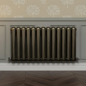 Sorrento Brushed Bronze Horizontal Designer Radiator | Designer Radiator | Heating | Delivery UK and Ireland | Bathshed