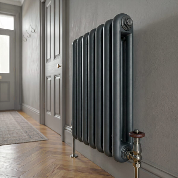 Sorrento Anthracite Horizontal 2 Column Designer Radiator | Designer Radiator | Heating | Delivery UK and Ireland | Bathshed