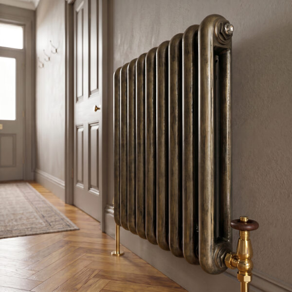 Sorrento Brushed Bronze Horizontal Designer Radiator | Designer Radiator | Heating | Delivery UK and Ireland | Bathshed