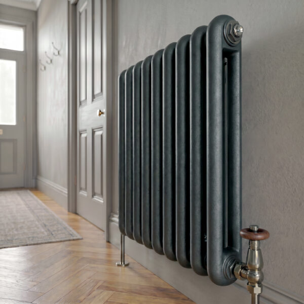 Sorrento Anthracite Horizontal 2 Column Designer Radiator | Designer Radiator | Heating | Delivery UK and Ireland | Bathshed