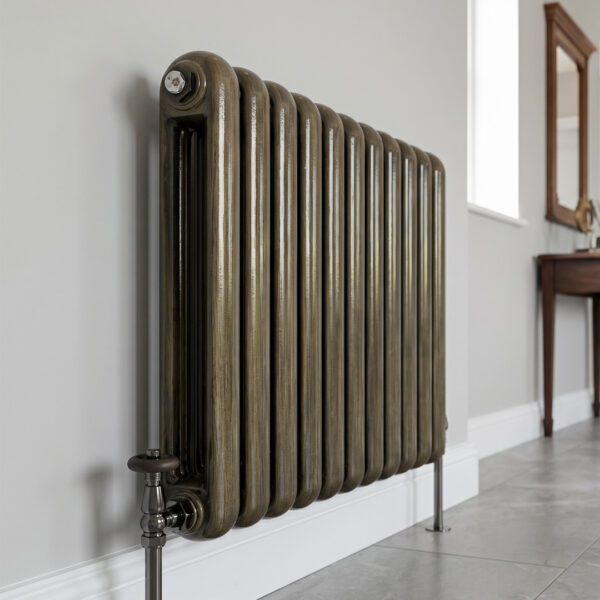 Sorrento Brushed Bronze Horizontal Designer Radiator | Designer Radiator | Heating | Delivery UK and Ireland | Bathshed