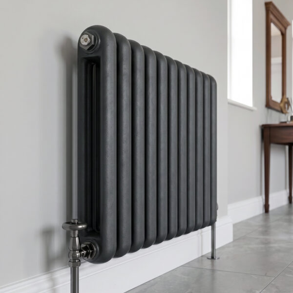 Sorrento Anthracite Horizontal 2 Column Designer Radiator | Designer Radiator | Heating | Delivery UK and Ireland | Bathshed